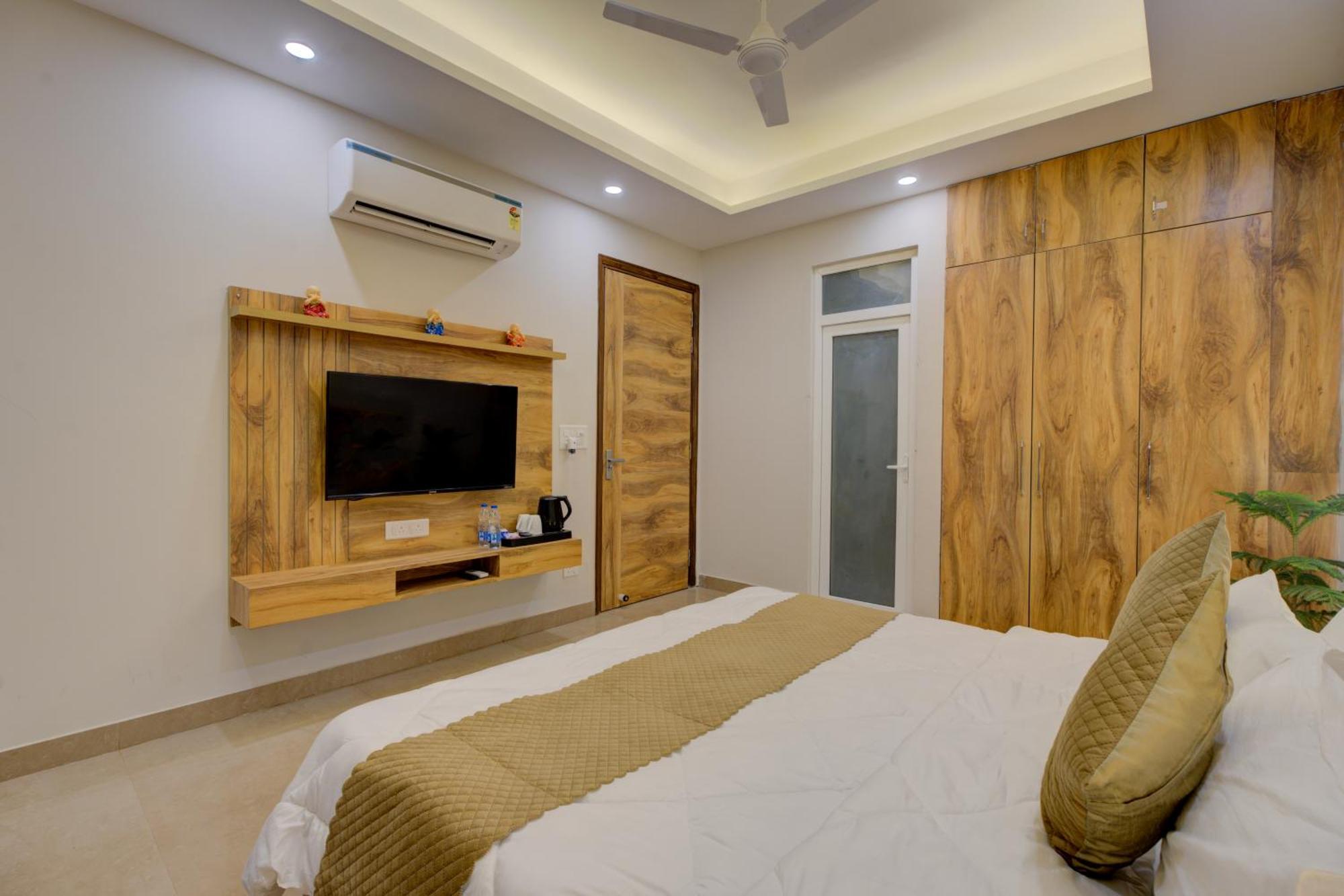 1 Bhk Serviced Apartments Near Millennium City Centre Gurugram With Private Washing Machine Gurgaon Esterno foto