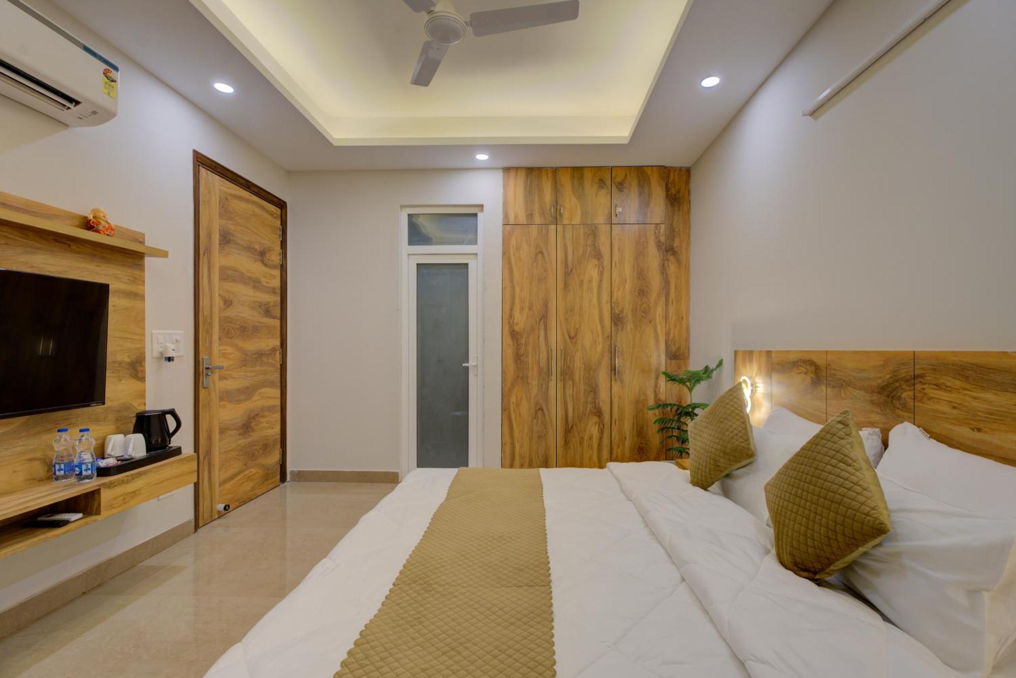 1 Bhk Serviced Apartments Near Millennium City Centre Gurugram With Private Washing Machine Gurgaon Esterno foto