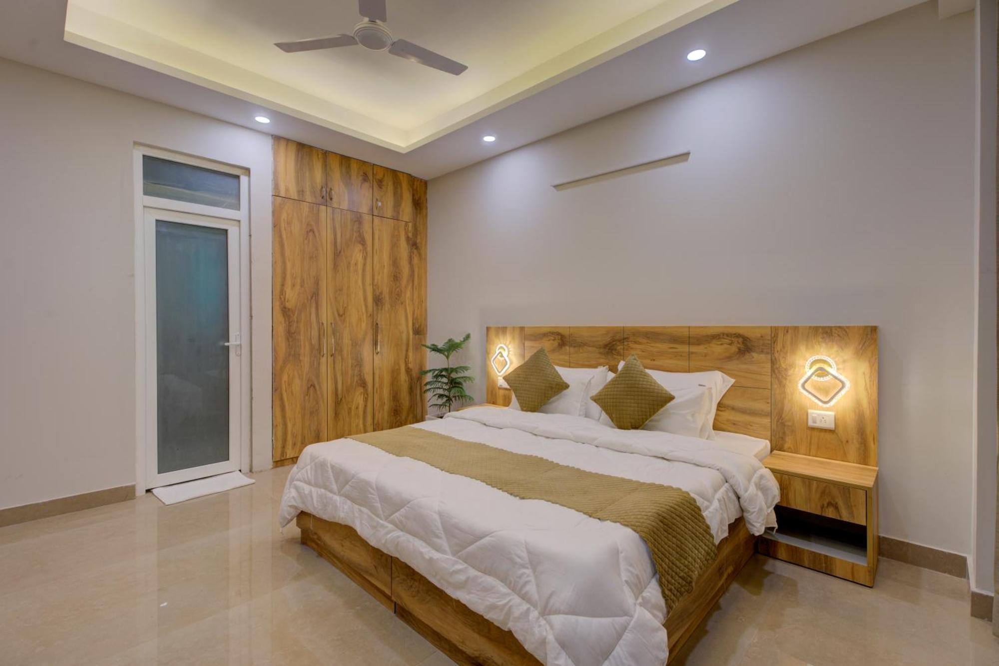 1 Bhk Serviced Apartments Near Millennium City Centre Gurugram With Private Washing Machine Gurgaon Esterno foto